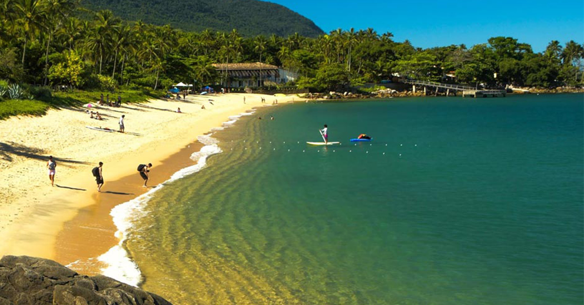 Praias do litoral norte de SP